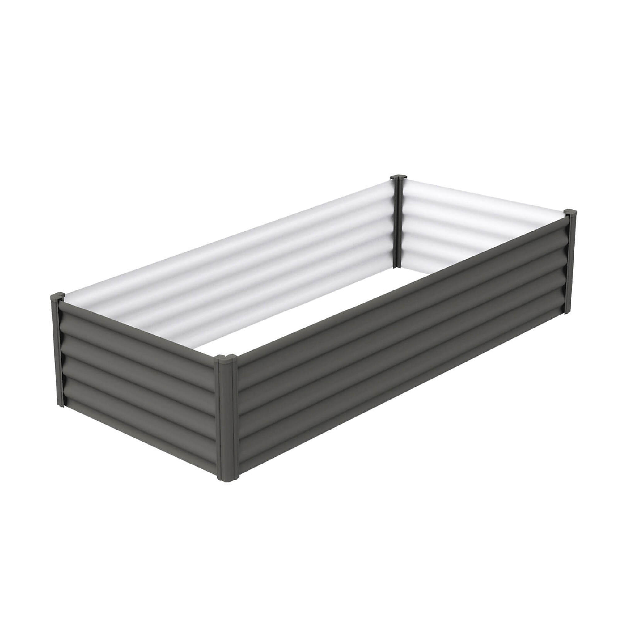 OGC, 6ft. x 3ft. Metal Rectangle Garden Bed, Model# WGOGC200100R-PTX